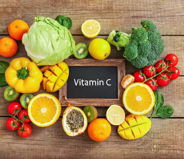 Alimentos que contienen vitamina C.