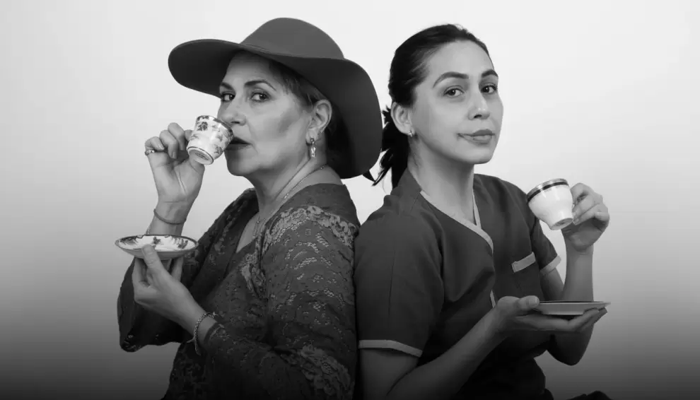 Elenco de "Cuando se cruzan las horas". Cortesía