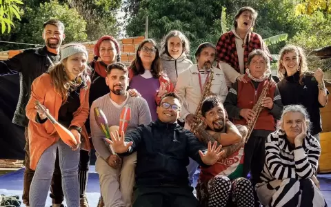 Participantes del Taller Clown Rap�.