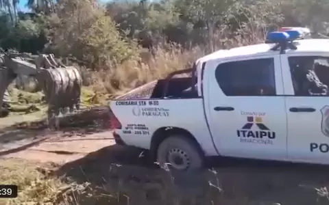 Patrullera queda varada durante b�squeda de fugados y desata cr�ticas por el abandono de caminos