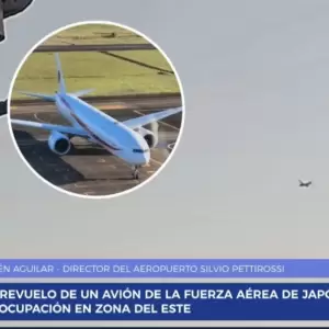 Avi�n japon�s en el aeropuerto Silvio Pettirossi.