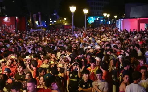 Imagen de referencia. Festejos durante el Mundial.