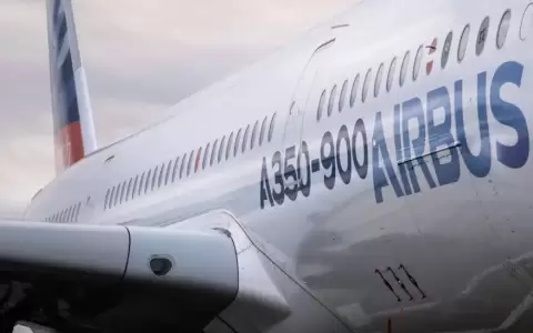 Un A350-900 de Airbus en una imagen de archivo.
