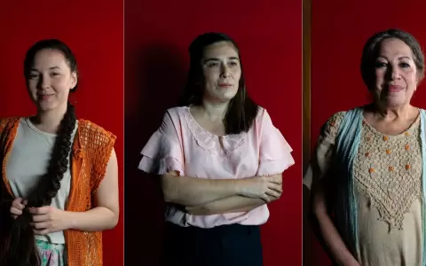 Mal� Yegros, Lidia L�pez y Teresa Barriocanal act�an en "Aurora".