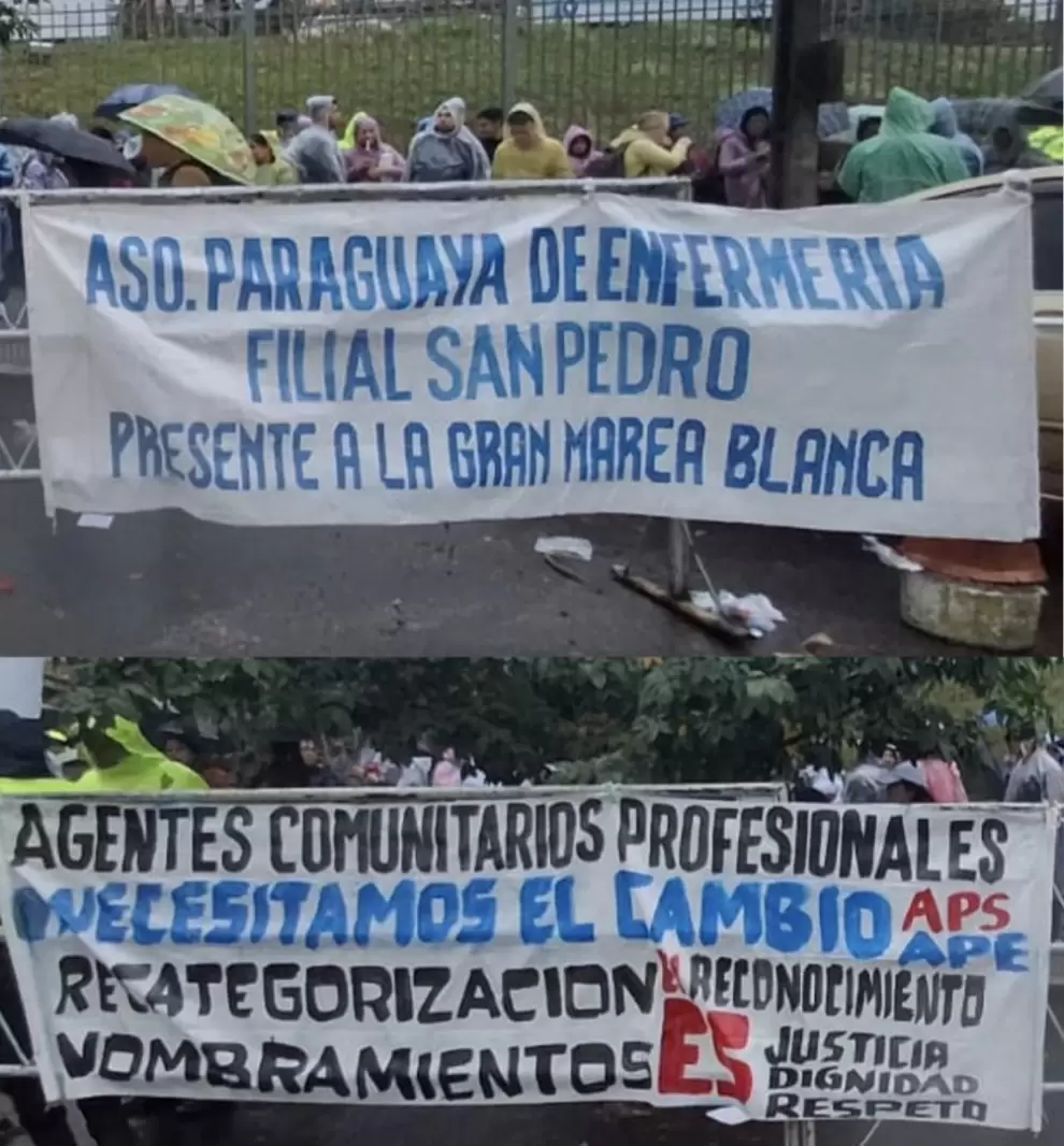 Movilizaci�n de enfermeros.
