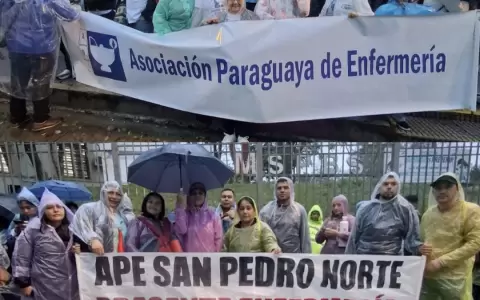 Movilizaci�n de enfermeros.