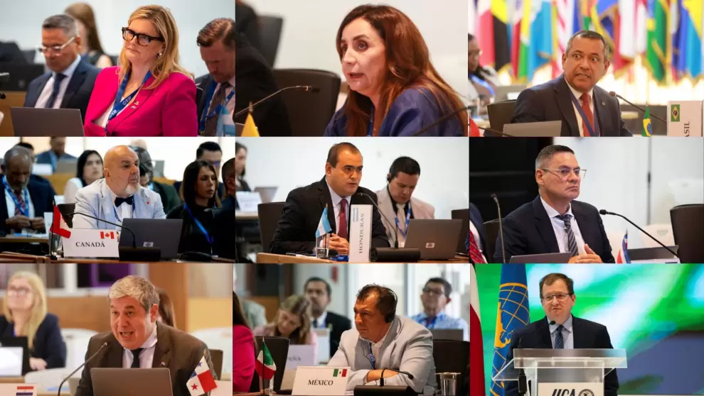 Ministros y viceministros de Agricultura de las Am�ricas. Gentileza.