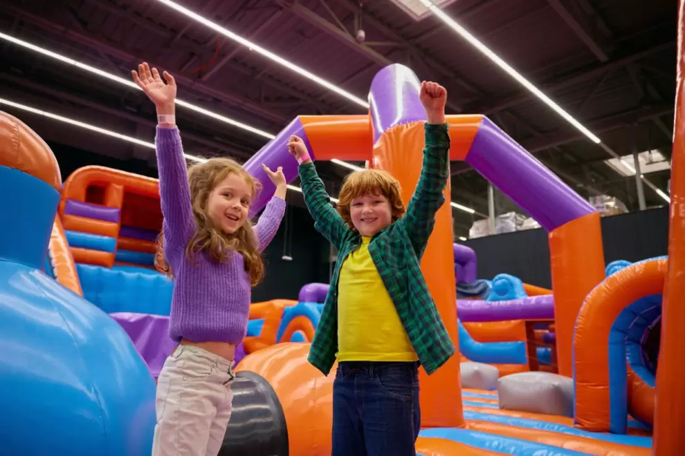 Nimbo Park, el parque inflable m�s grande de Latinoam�rica, llega a Paraguay. Foto: Gentileza.
