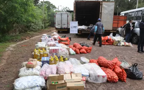 Mercader�as incautadas por la DNIT.