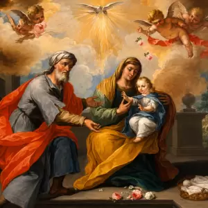 Miles de fieles conmemoran el D�a de Santa Ana y San Joaqu�n, patronos de los abuelos