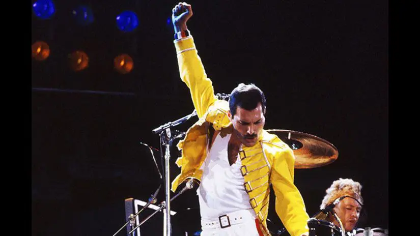 Freddie Mercury y su inolvidable chaqueta. Foto: Internet.