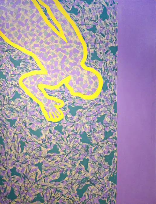 emHuella de alfombra/em. Óleo, 1989. Colección CAV/Museo del Barro. © Ana Ayala