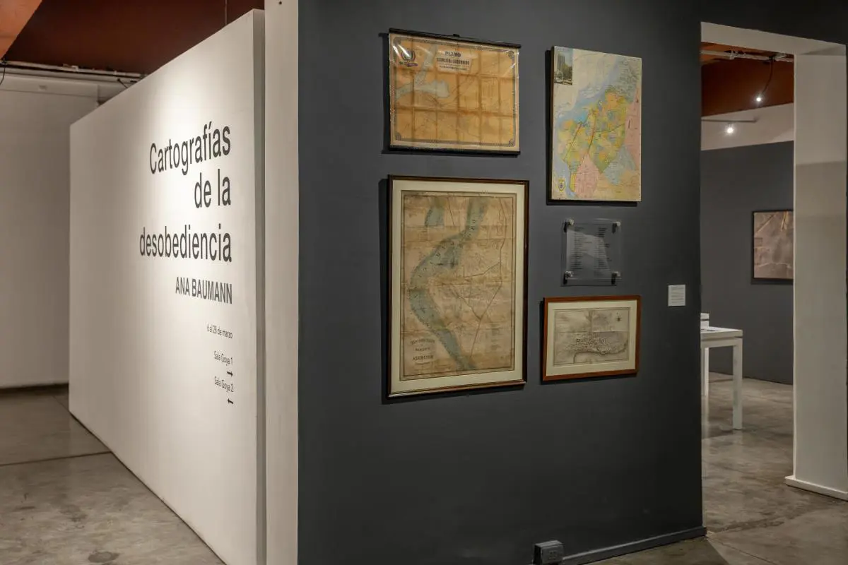 Mapas antiguos. Vista de la exposici�n. � Cristian Palacios Feltes