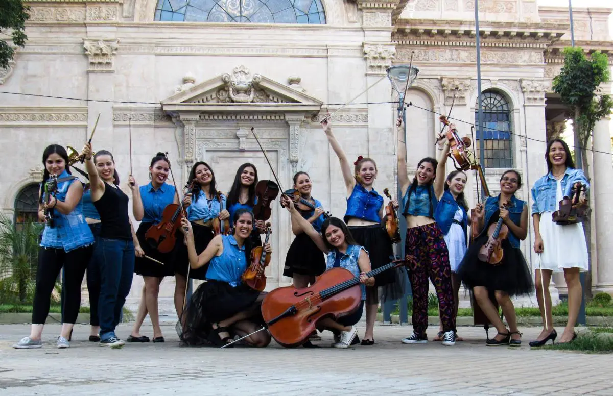 Integrantes de Camerata Fem. Foto: Gentileza.