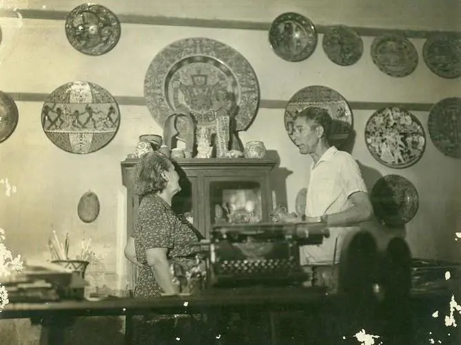 Josefina Pl� y Jos� Laterza Parodi. Gentileza CCEJS.