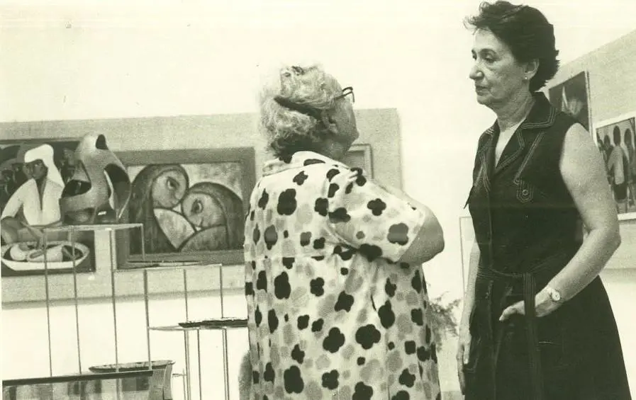 Josefina Pl� y Olga Blinder (Gentileza CCEJS)