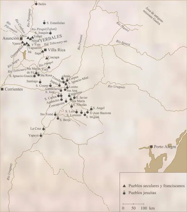 Pueblos jesuitas y encomenderos en el siglo XVIII (Francisco Cooper, en emLos 