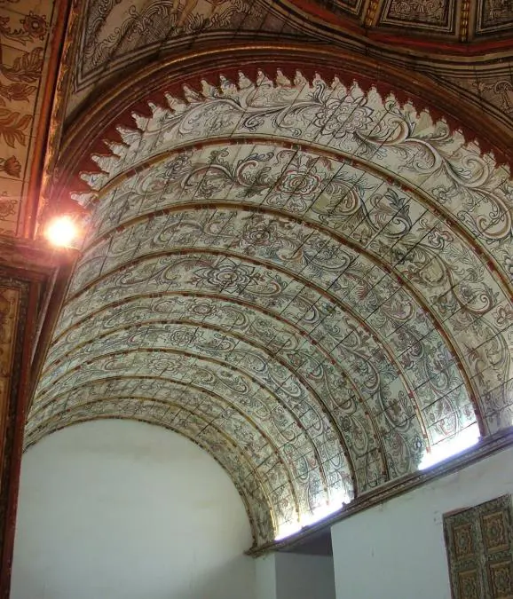 Templo de Yaguar�n, b�veda de la sacrist�a, 2004 � Mar�a Jos� Diez