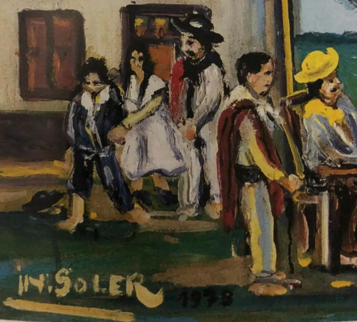 Ignacio N��ez Soler, emD�a domingo, descanso de trabajadores/em, 1978 (detalle)