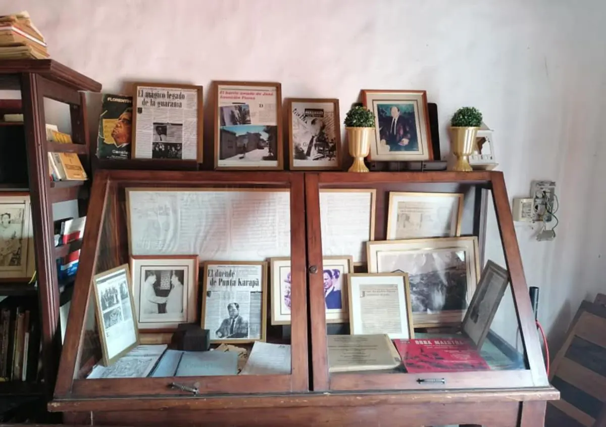 El museo, antes de ser desmantelado para prevenir la p�rdida del acervo. FB Celsa Pereira Pinto.