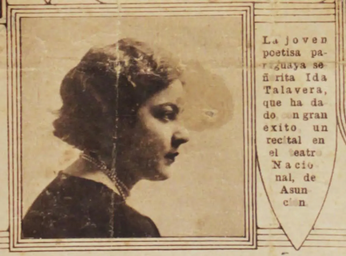 Ida Talavera, publicaci�n del 9 de julio de 1928 (Cortes�a Fundaci�n Ida Talavera)
