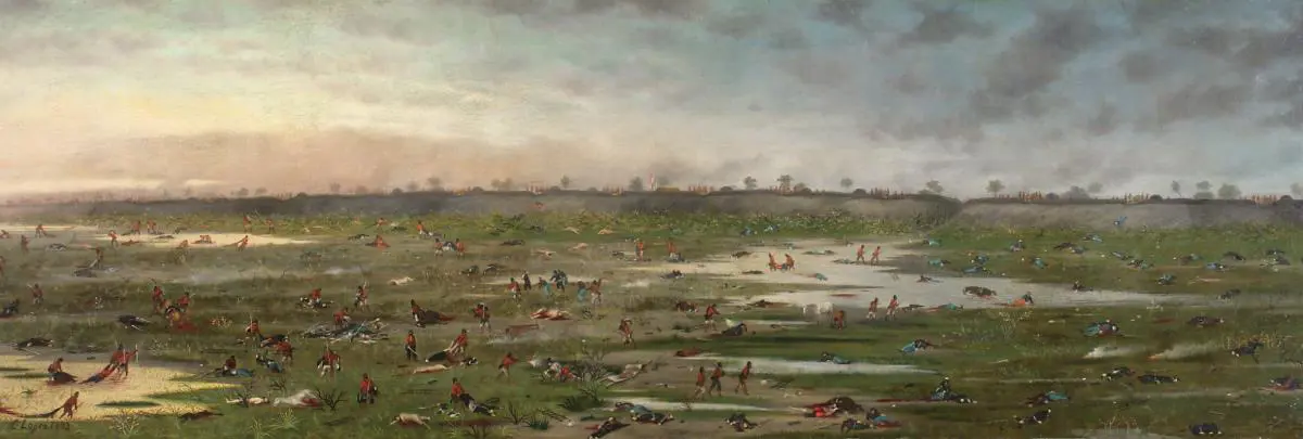 Cándido López, emDespués de la Batalla de Curupayty/em, 1893. MNBA, Buenos Aires