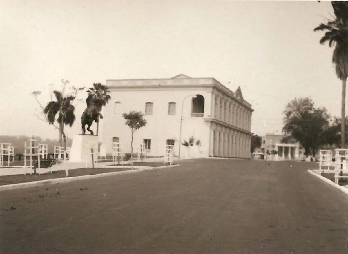 Plaza de la antigua Costanera, ca. 1960