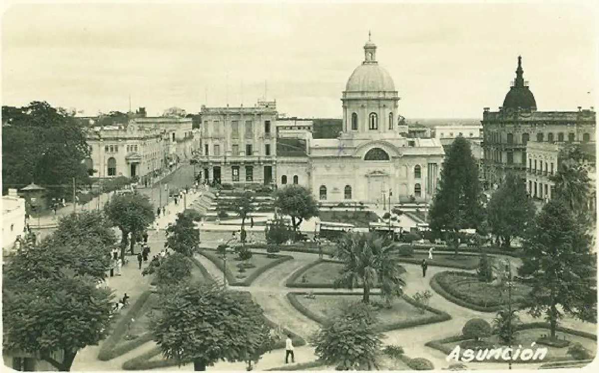 Jard�n de la Plaza del Mercado, ca. 1930