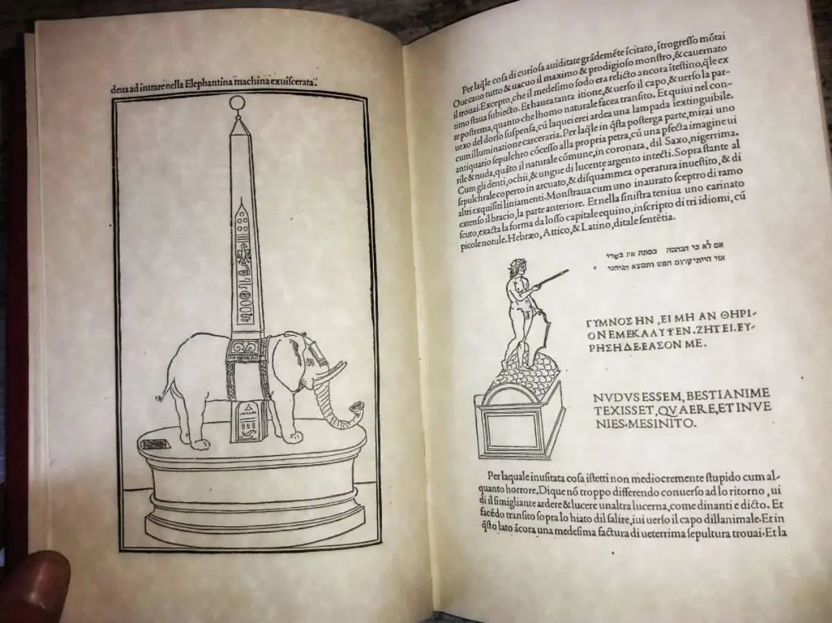 Franscesco Colonna, emHypnerotomachia Poliphili/em, 1499