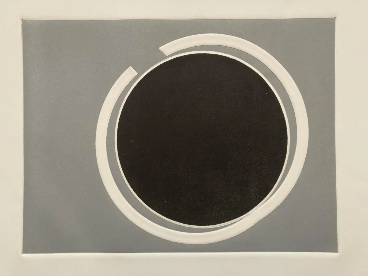 Laura M�rquez,em Presi�n/Represi�n/em, 1960, aguatinta y gofrado sobre papel. Colecci�n privada. Cortes�a