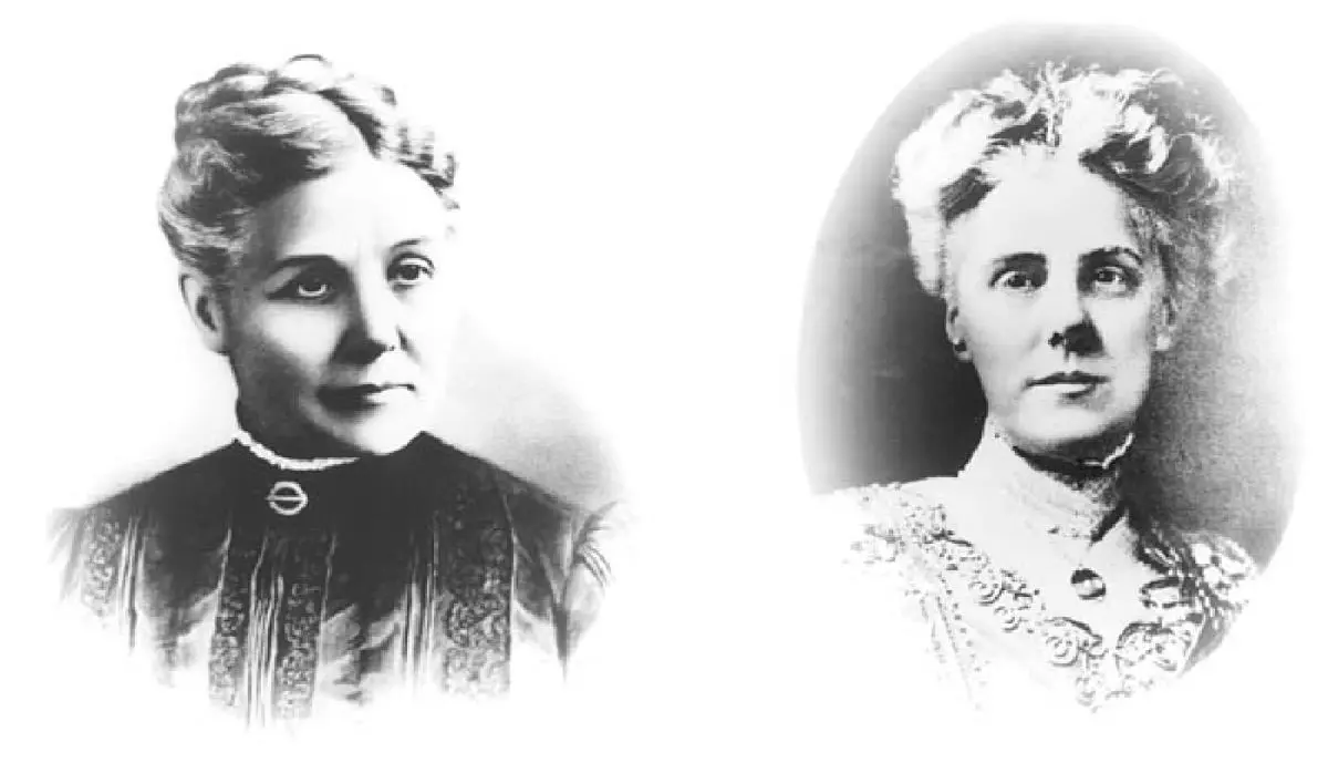 Anna Marie Reeves Jarvis y su hija Anna Marie Jarvis