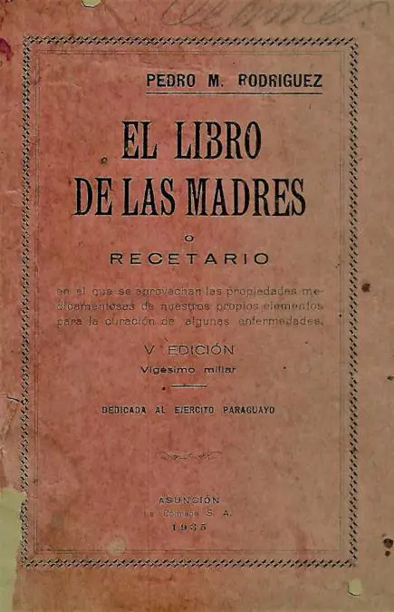 El cuidado de la maternidad en el Paraguay a inicios del siglo XX. Pedro M. Rodríguez, emLibro de las Madres/em, 1935