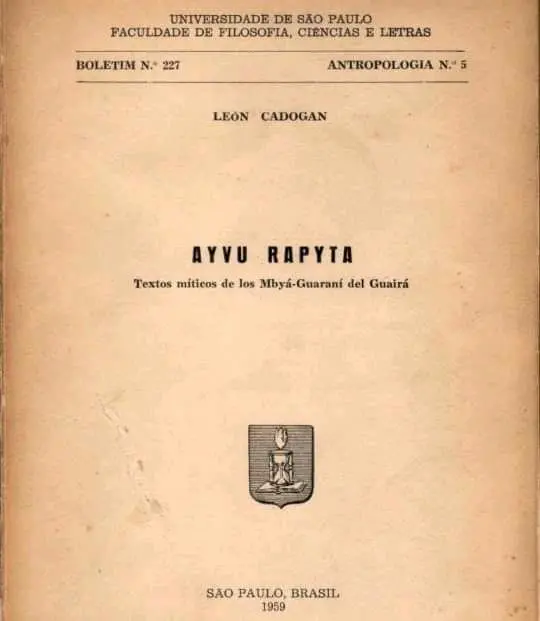 Ayvu Rapyta, primera edici�n. S�o Paulo, 1959