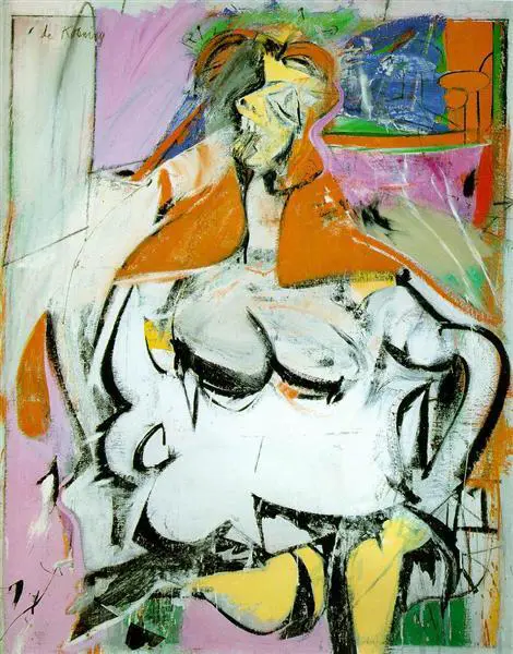 Willem De Kooning, &ldquo;Woman&rdquo;, 1949. Cortes�a