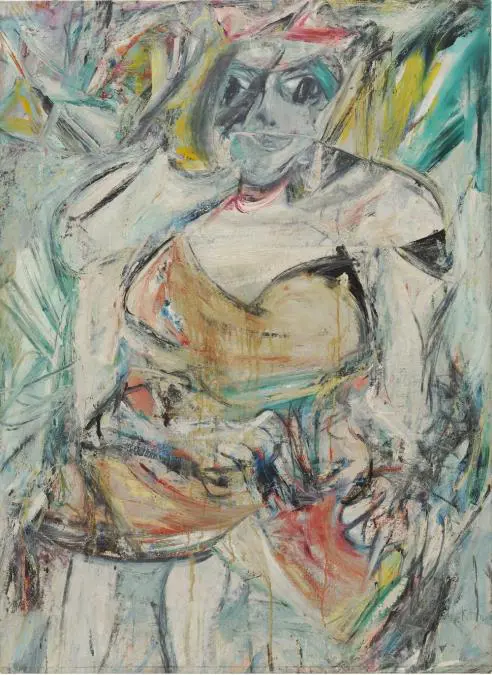 Willem de Kooning. emMujer II/em (detalle), 1952. Imagen que anuncia la muestra 