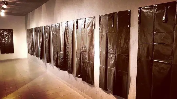 Arnaldo Cristaldo, emCielo-Carpa/em, 2016. Cortes�a
