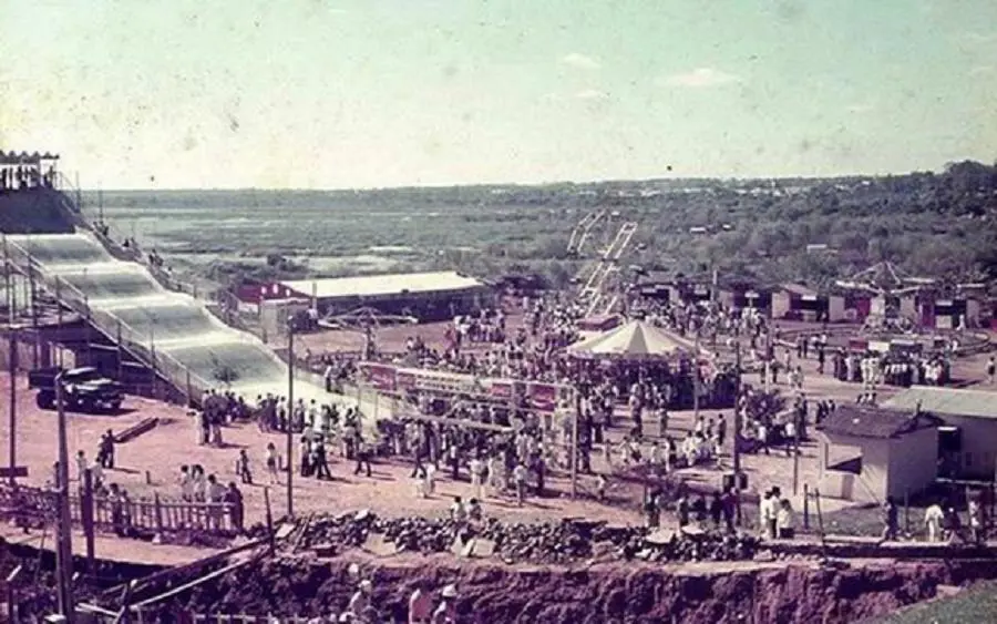 Parque Victoria, ca. 1980. Fuente:em Asunción de antaño/em