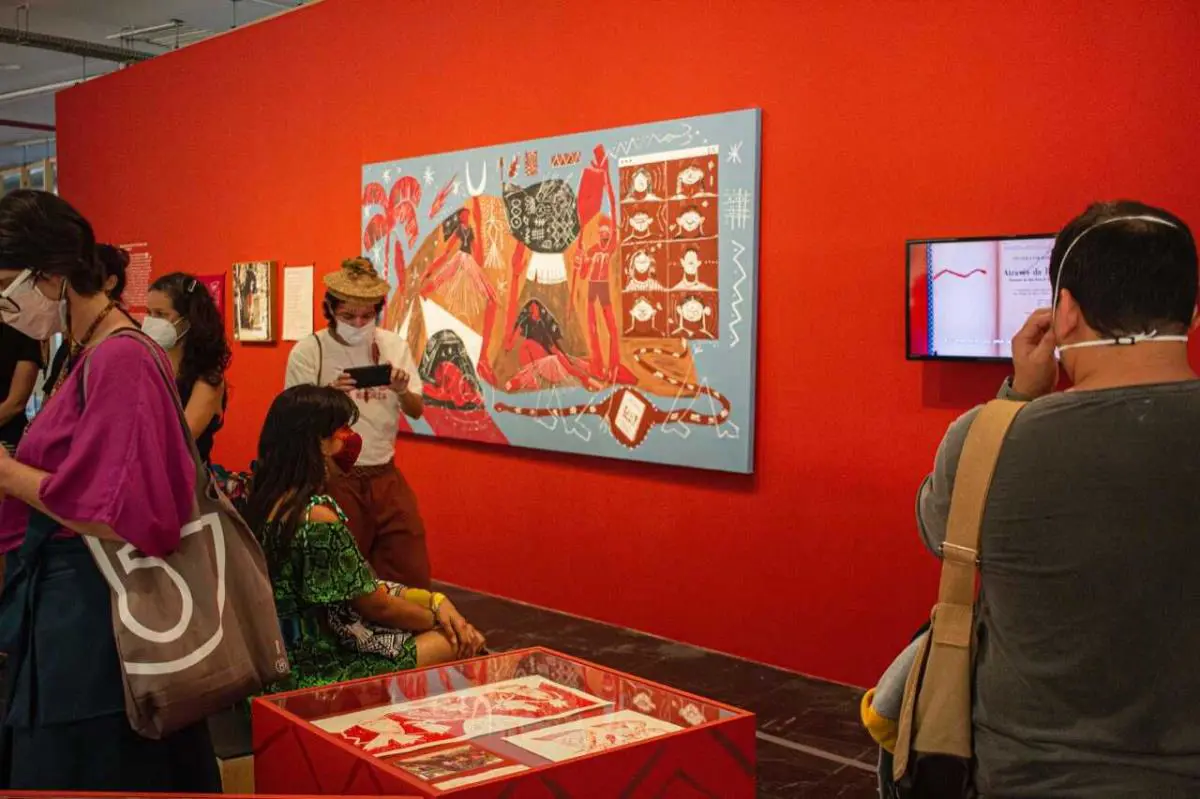 Gustavo Caboco (Brasil). emBordona Wapichana y el sistema del arte ind�gena/em, 2021 � Luis Vera