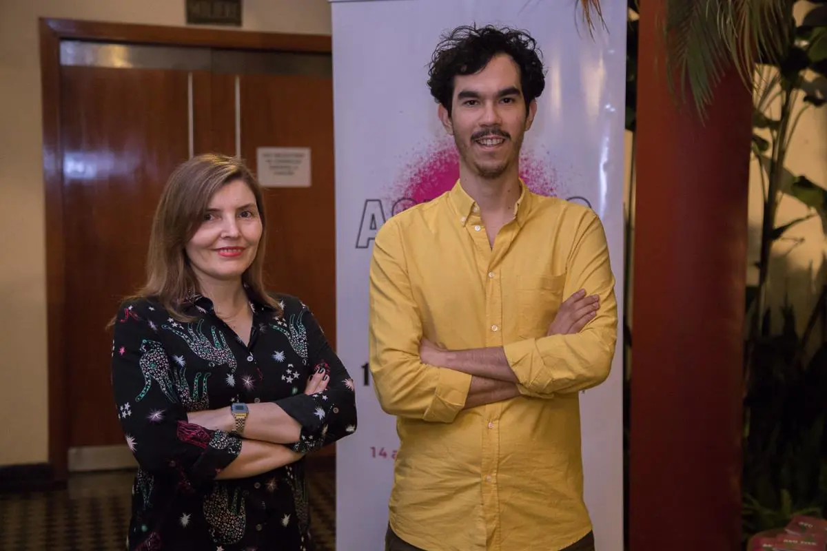 Cynthia Garc�a y Juan Jos� Pereira, organizadores del evento. Cortes�a.
