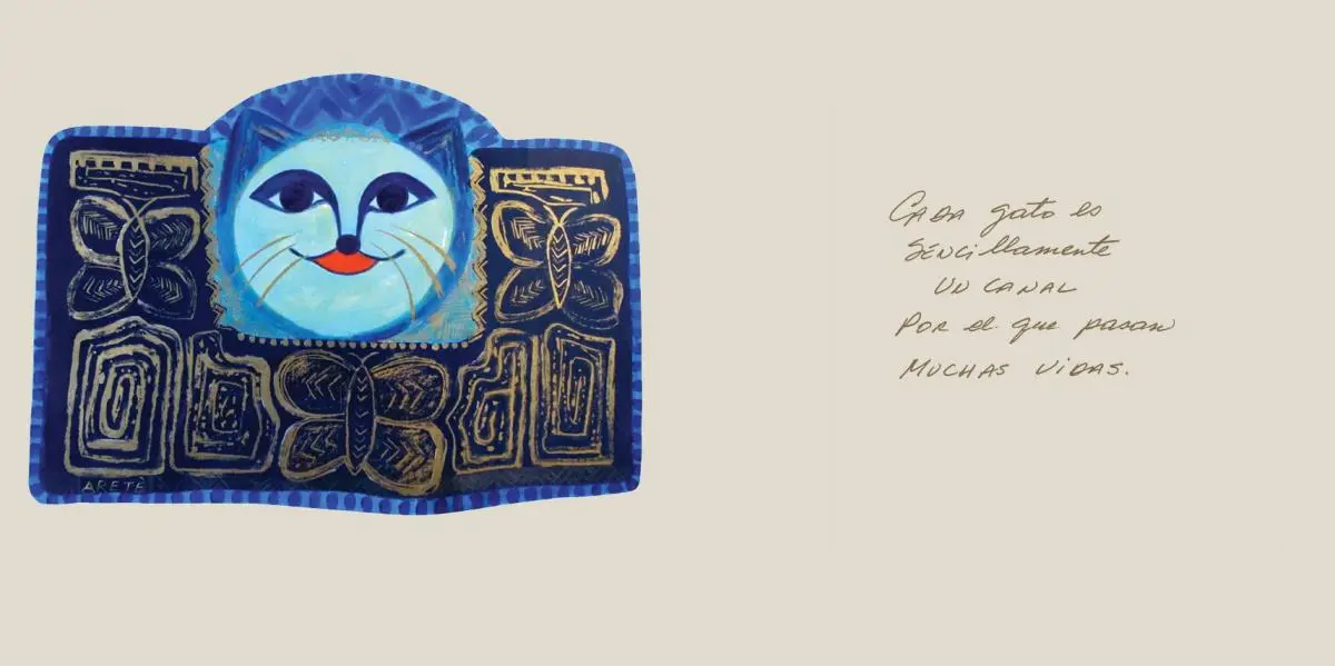 emVida de gatos/em. Ilustraci�n y texto de Lucy Yegros. Cortes�a