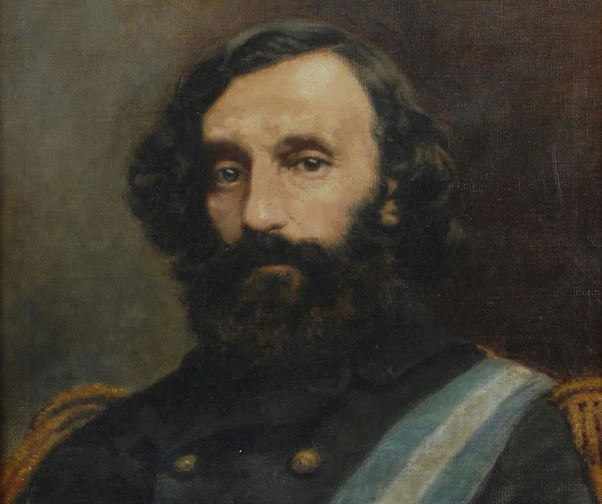 Eduardo S�vori, Retrato de Bartolom� Mitre, 1883 (detalle). Museo Mitre, Buenos Aires. Cortes�a