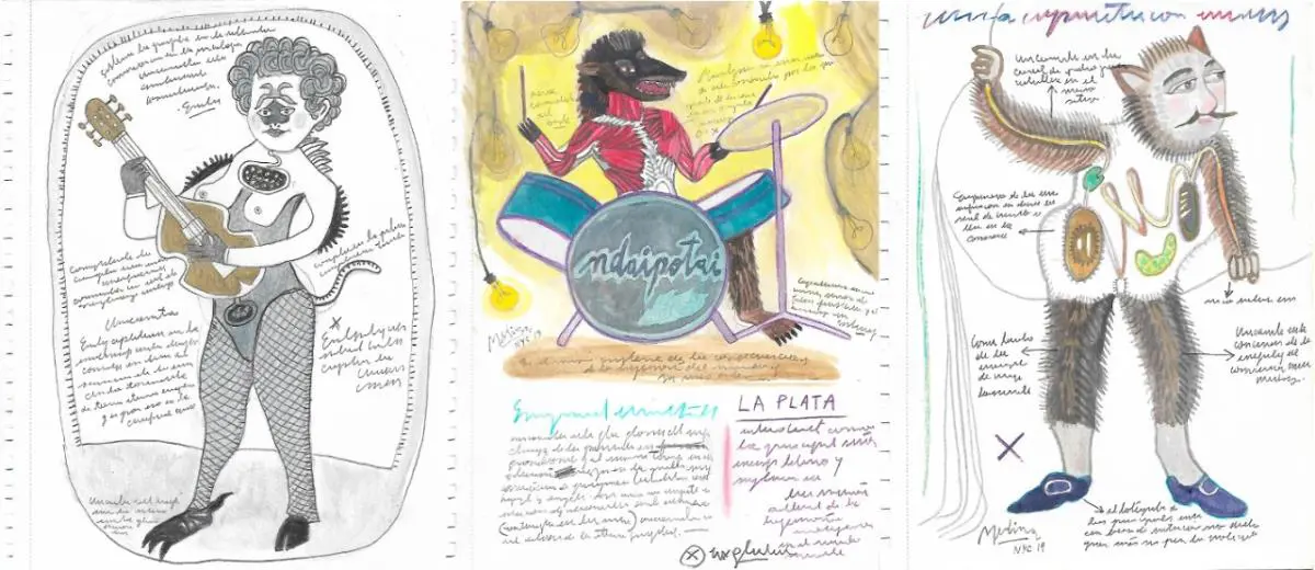 Marcelo Medina. De la serie emEr�tica sombr�a. Cuadernos de NY/em, 2019. Cortes�a