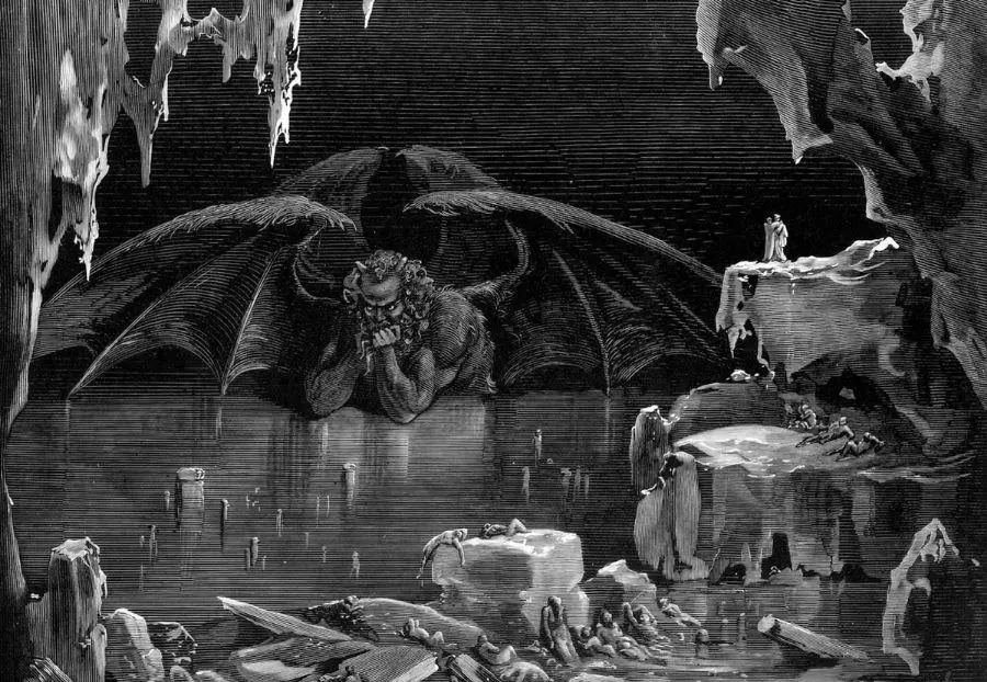 emInferno: Nono cerchio./em Gustave Dor�. Francia, 1861. �HA!