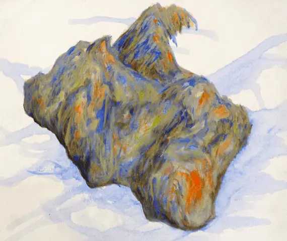 Leticia Casati. emQuerofobia, paisaje I/em.�Pastel oleoso sobre papel. Cortes�a