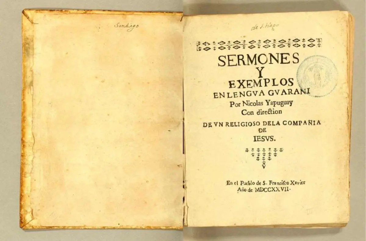 emSermones y exemplos en lengua guaran�/em, de Nicolas Yapuguayspan lang=