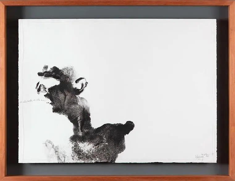 Osvaldo Salerno. Impresi�n directa de cuerpo sobre papel, 2020 � Javier Medina Verdolini