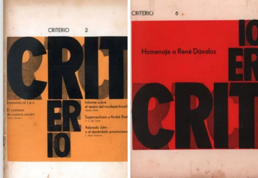 emCriterio/em, n�meros 2 y 6. Portadas de Bruno Ese (Aranduvera)