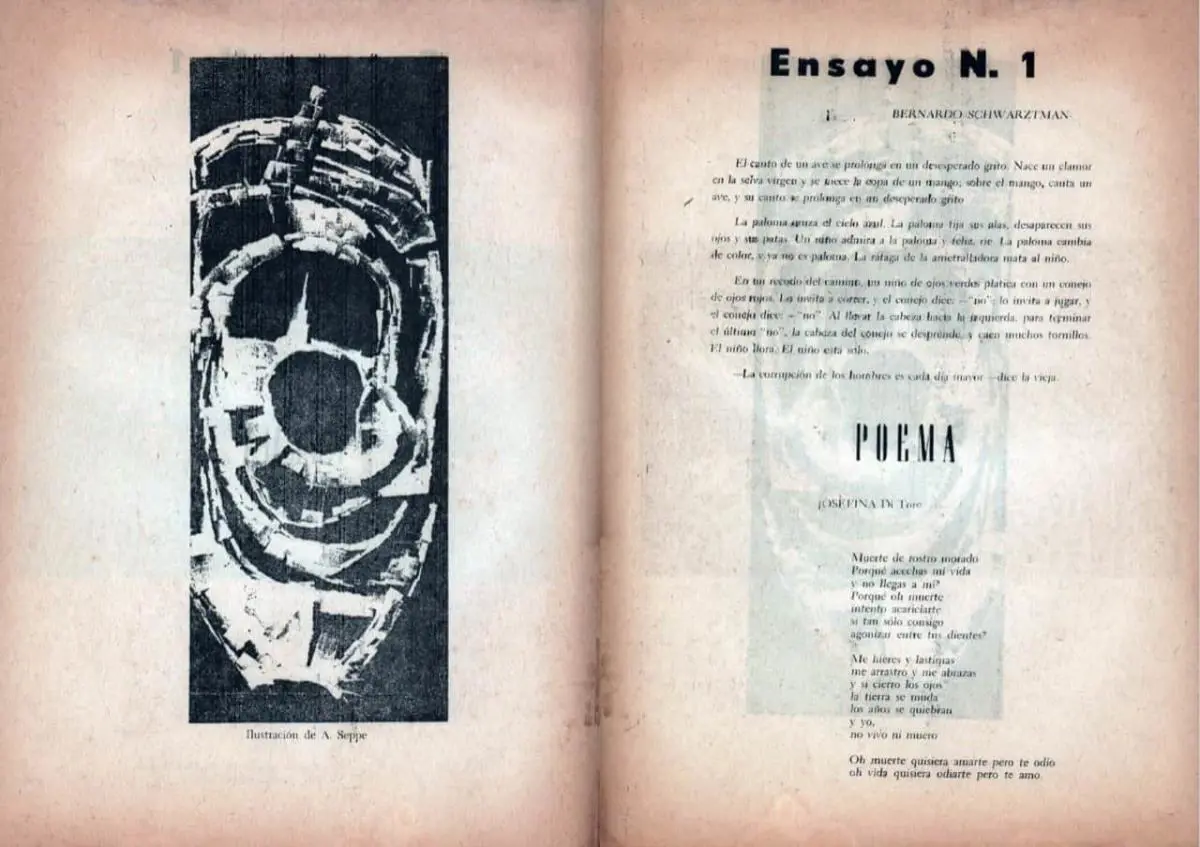 em�poca/em, peri�dico estudiantil libre. Ilustraci�n de Alfredo Seppe (Aranduvera)