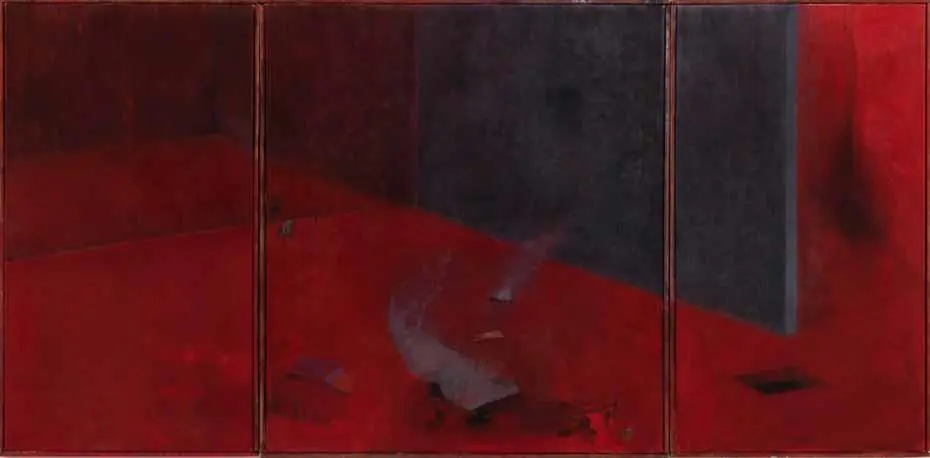 Guillermo Kuitca. emEl idiota de la familia, /em2019. �leo sobre tela, marco de artista, 92,5 x?186 cm � GK. Cortes�a del artista y Hauser & Wirth. Foto: Fredrik Nilsen