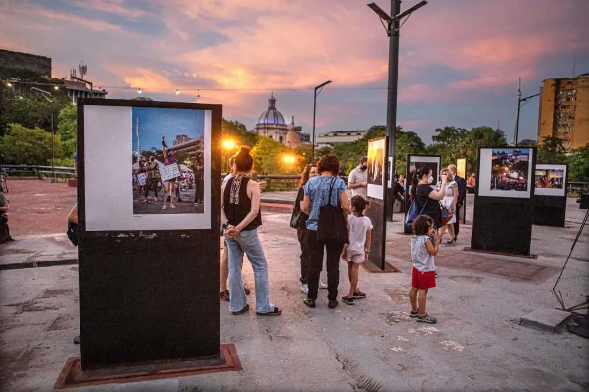 Aspecto habitual de la Fotogaler�a Fulgencia Almir�n, hasta hace unos d�as. Cortes�a